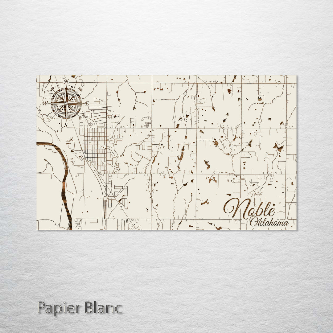 Noble, Oklahoma Street Map