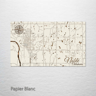 Noble, Oklahoma Street Map