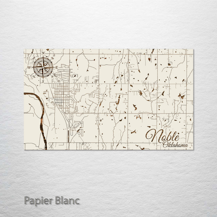 Noble, Oklahoma Street Map