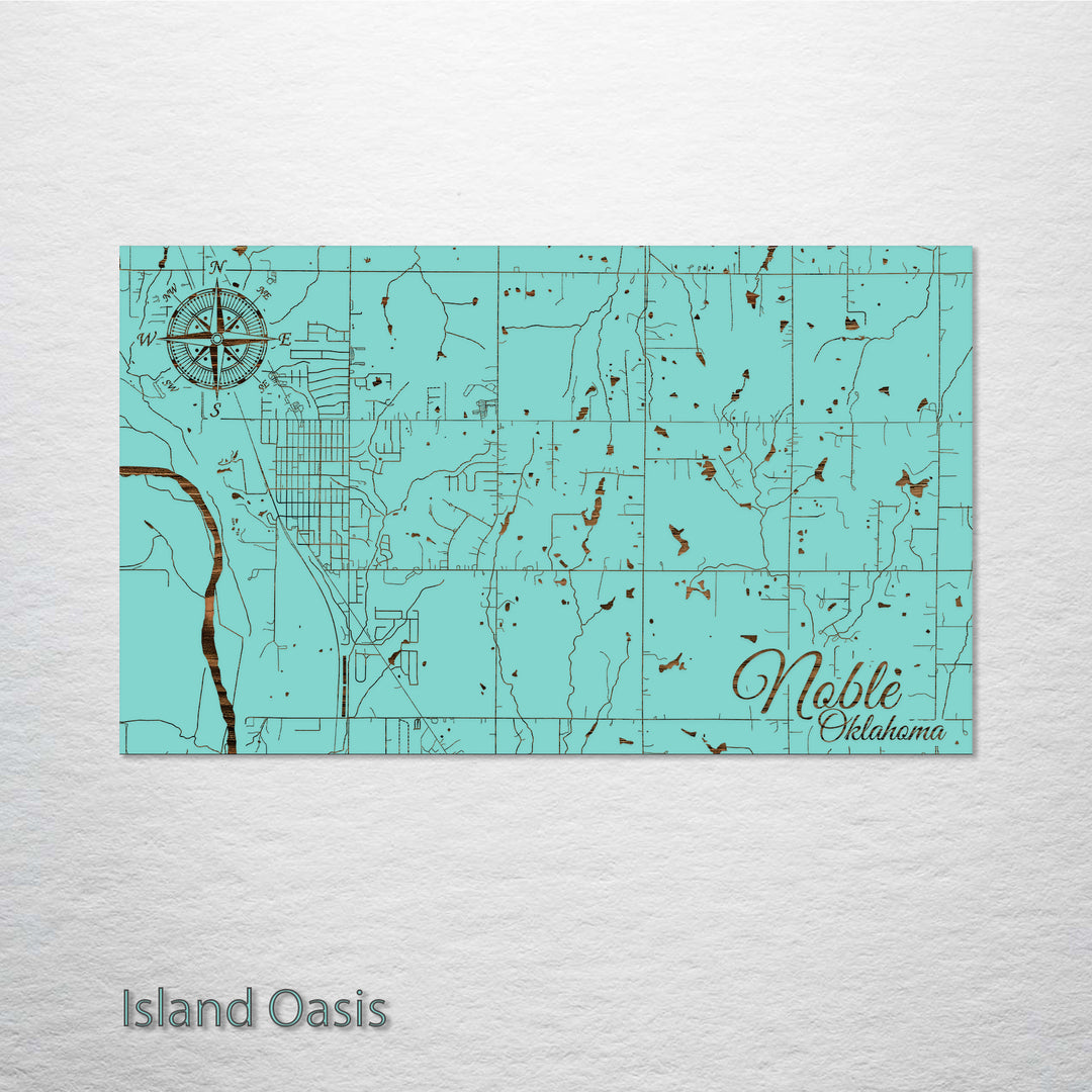 Noble, Oklahoma Street Map