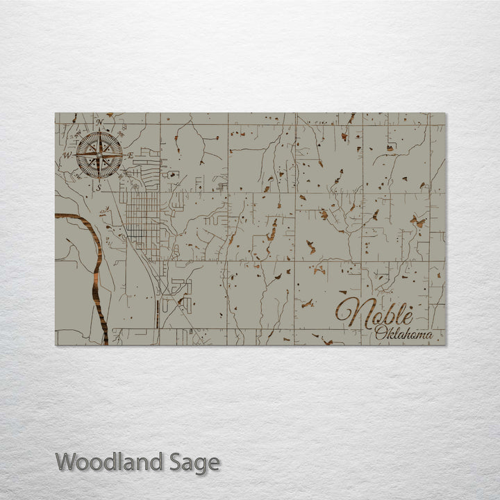 Noble, Oklahoma Street Map