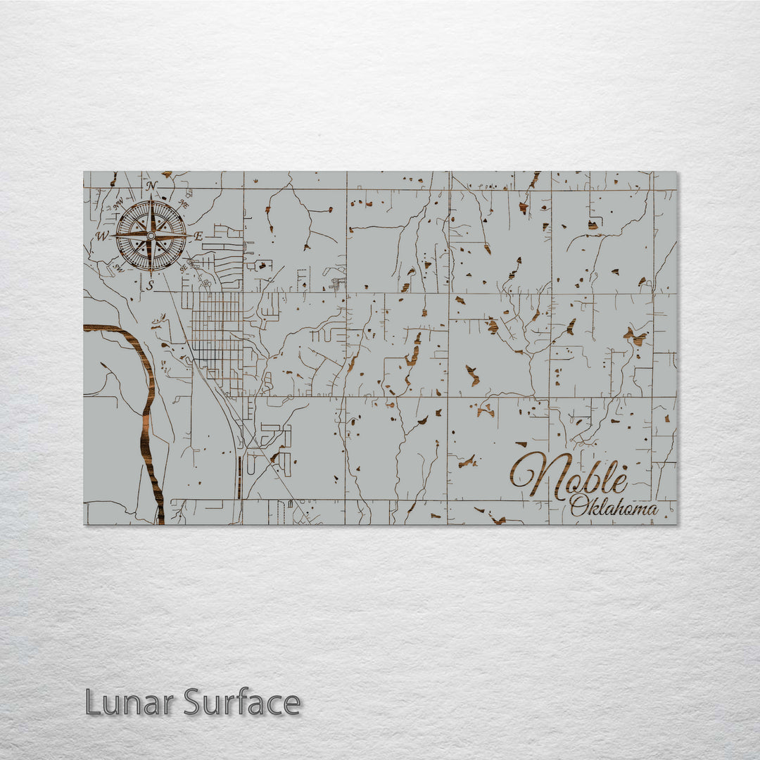 Noble, Oklahoma Street Map