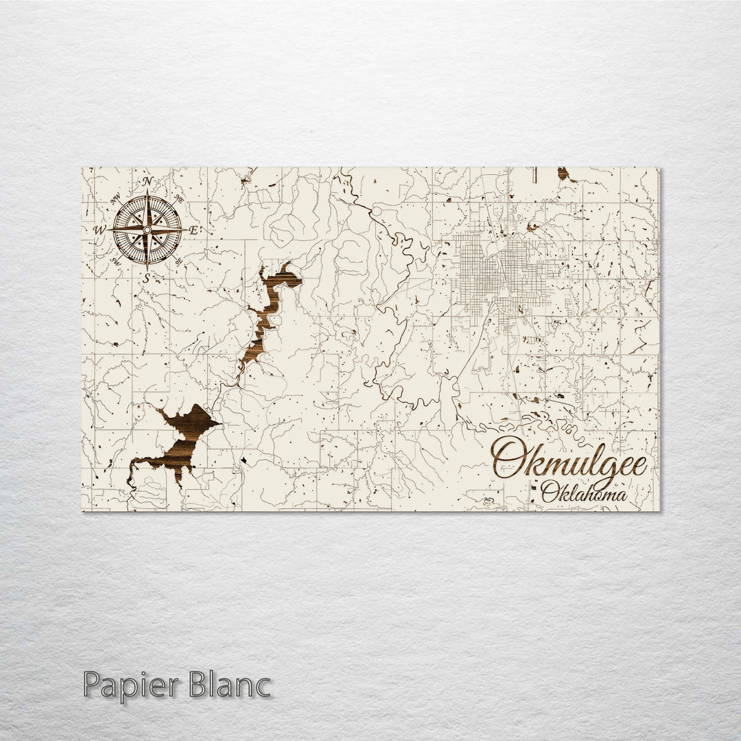 Okmulgee, Oklahoma Street Map