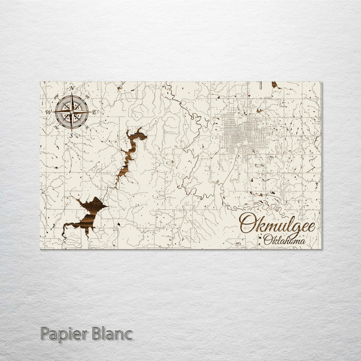 Okmulgee, Oklahoma Street Map