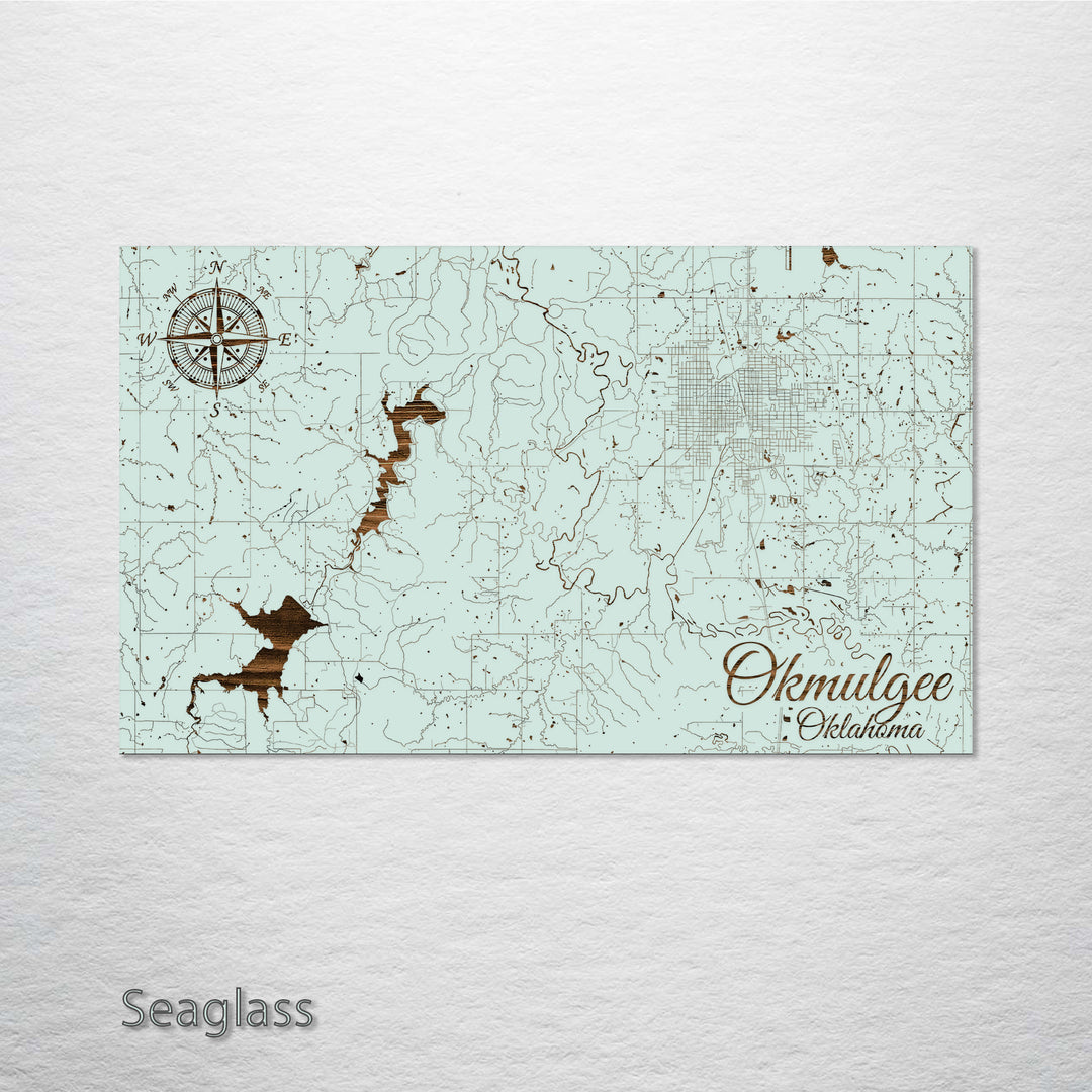 Okmulgee, Oklahoma Street Map