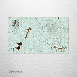 Okmulgee, Oklahoma Street Map