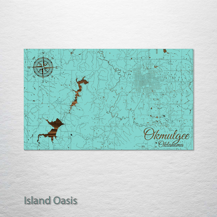 Okmulgee, Oklahoma Street Map