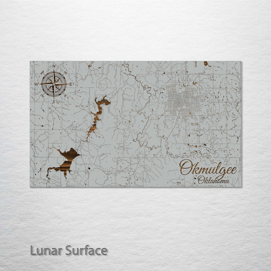 Okmulgee, Oklahoma Street Map