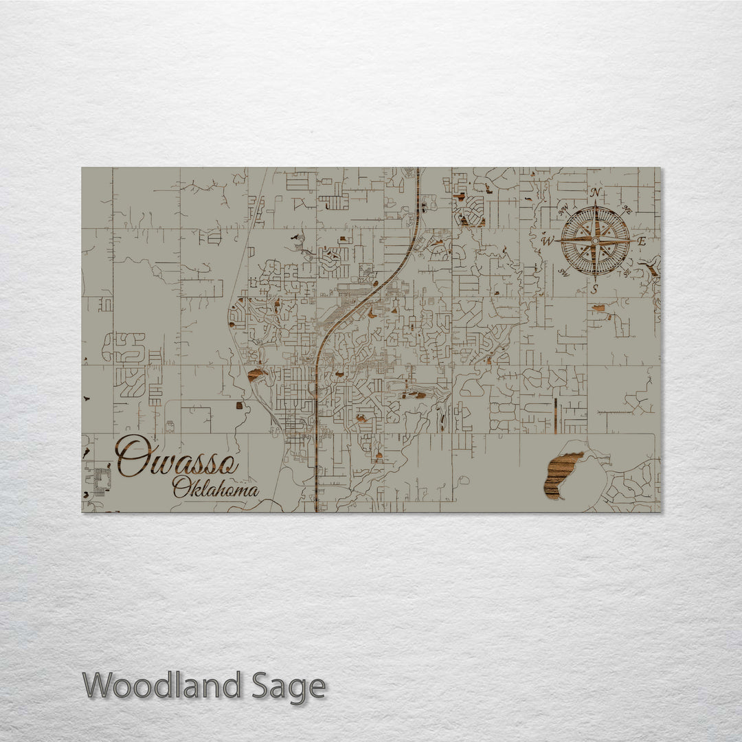 Owasso, Oklahoma Street Map