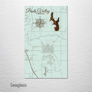 Pauls Valley, Oklahoma Street Map
