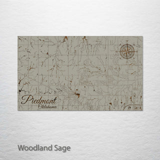 Piedmont, Oklahoma Street Map