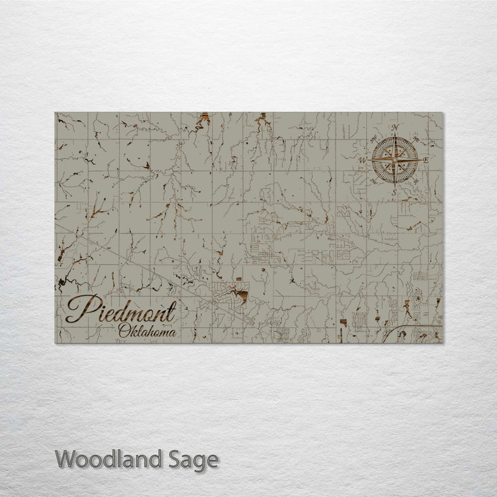 Piedmont, Oklahoma Street Map