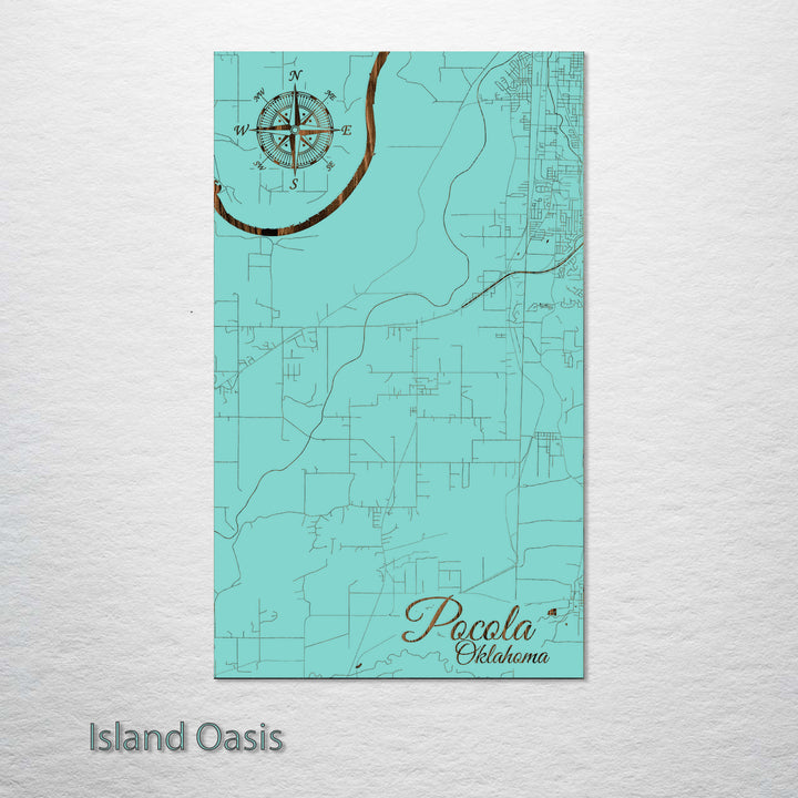 Pocola, Oklahoma Street Map