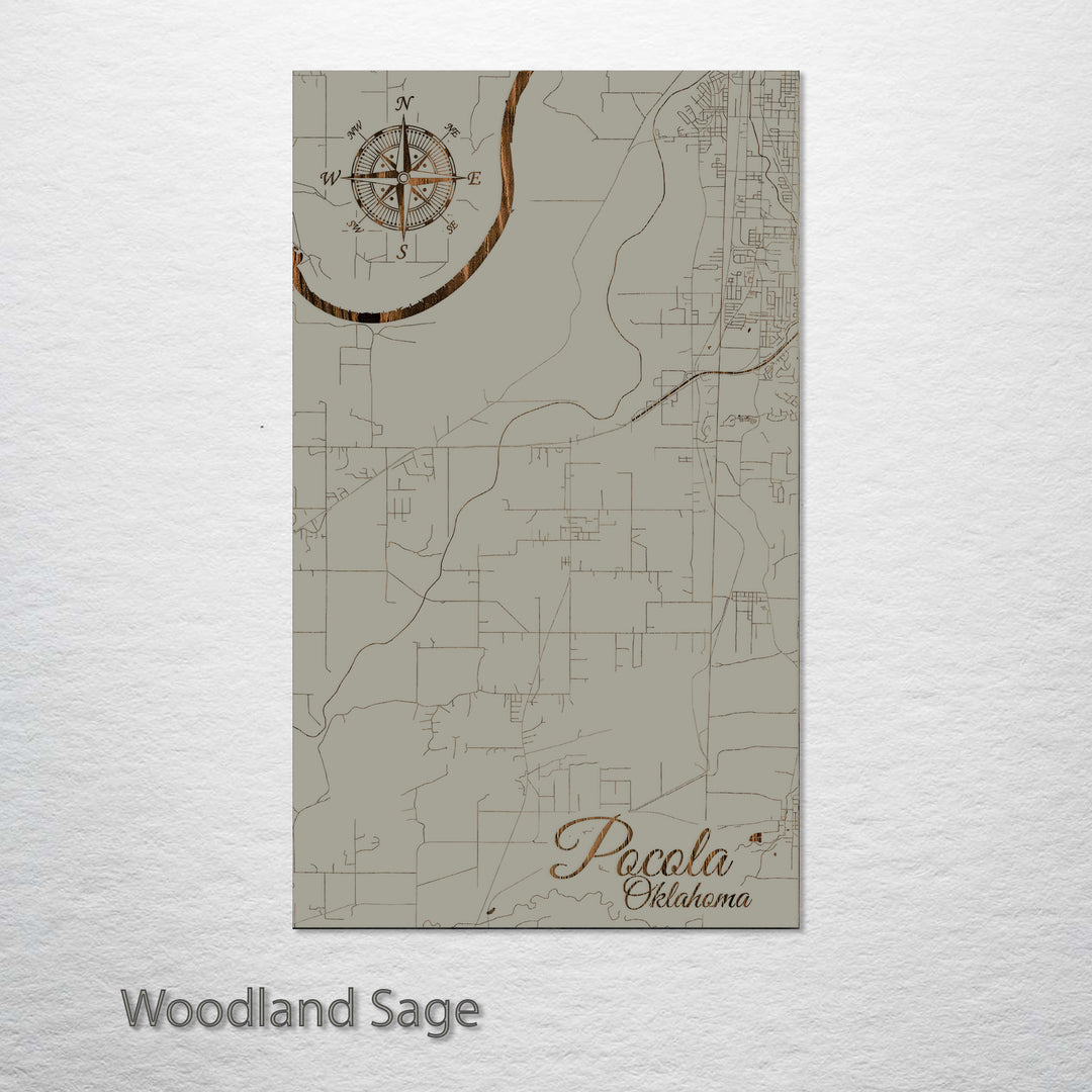 Pocola, Oklahoma Street Map