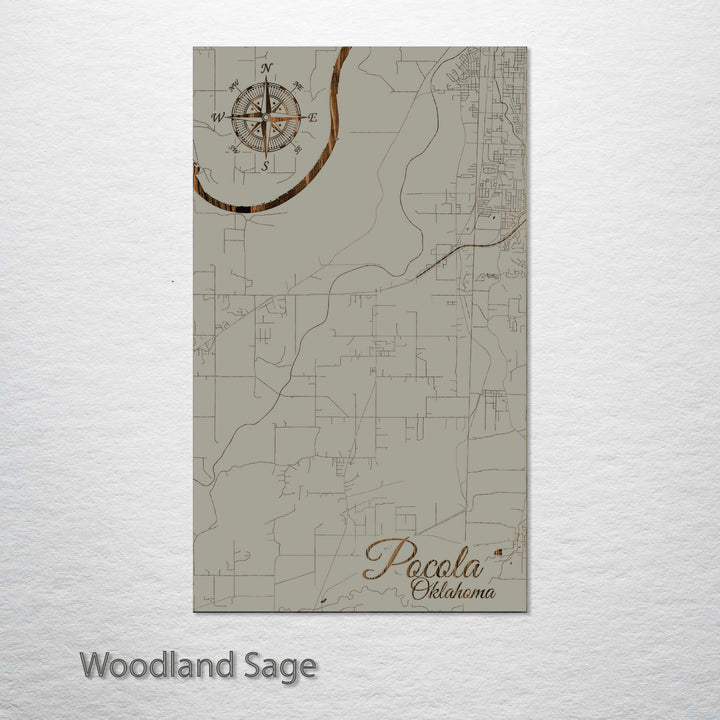 Pocola, Oklahoma Street Map