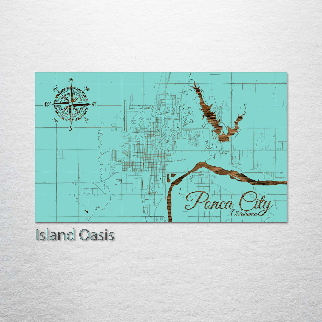 Ponca City, Oklahoma Street Map