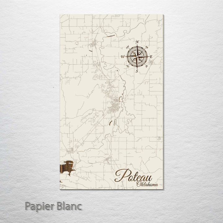 Poteau, Oklahoma Street Map