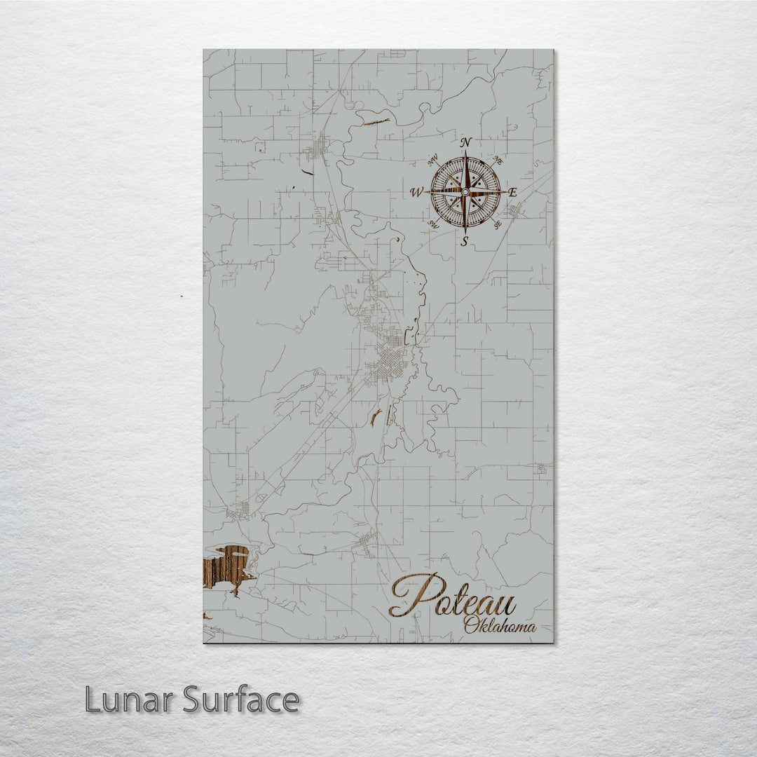 Poteau, Oklahoma Street Map