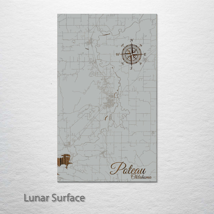 Poteau, Oklahoma Street Map