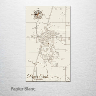Pryor Creek, Oklahoma Street Map