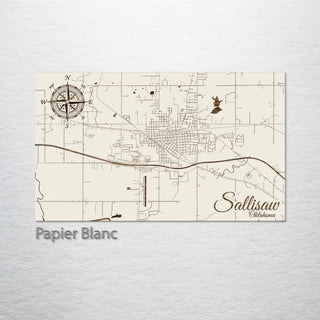 Sallisaw, Oklahoma Street Map