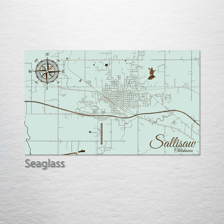 Sallisaw, Oklahoma Street Map