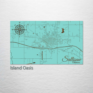 Sallisaw, Oklahoma Street Map
