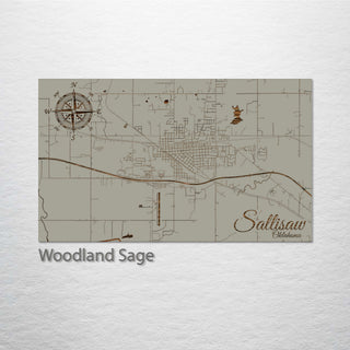 Sallisaw, Oklahoma Street Map