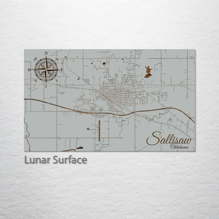 Sallisaw, Oklahoma Street Map