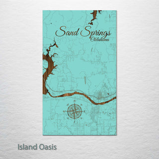Sand Springs, Oklahoma Street Map