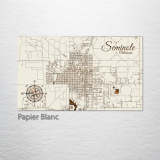 Seminole, Oklahoma Street Map