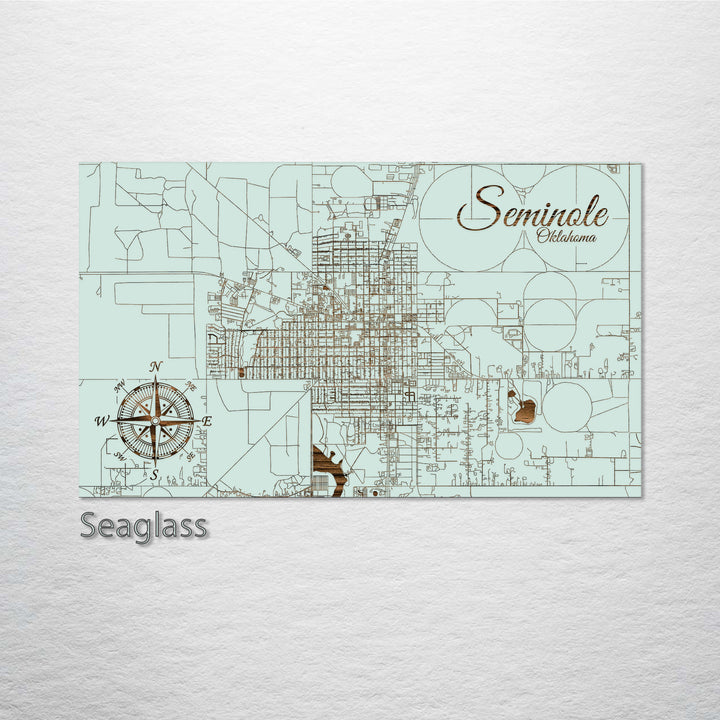 Seminole, Oklahoma Street Map