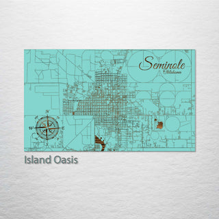 Seminole, Oklahoma Street Map