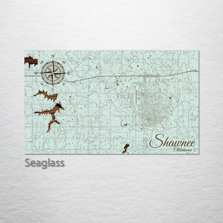 Shawnee, Oklahoma Street Map