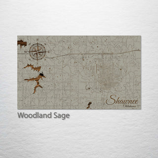 Shawnee, Oklahoma Street Map