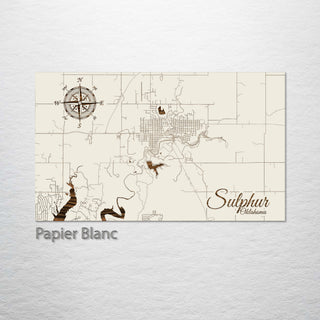 Sulphur, Oklahoma Street Map