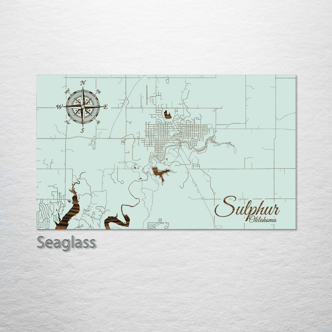 Sulphur, Oklahoma Street Map