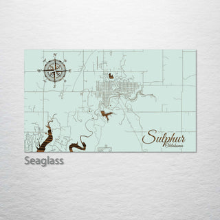 Sulphur, Oklahoma Street Map