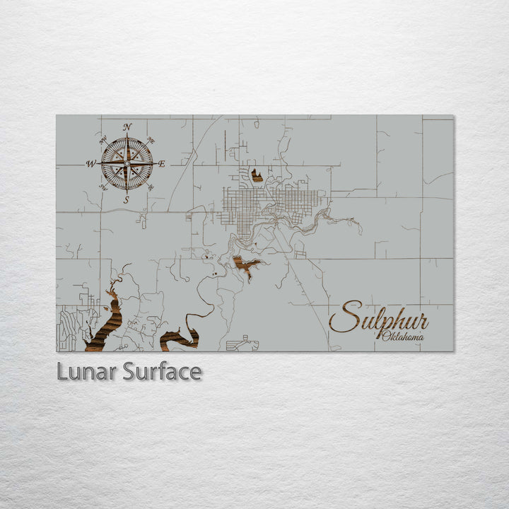 Sulphur, Oklahoma Street Map