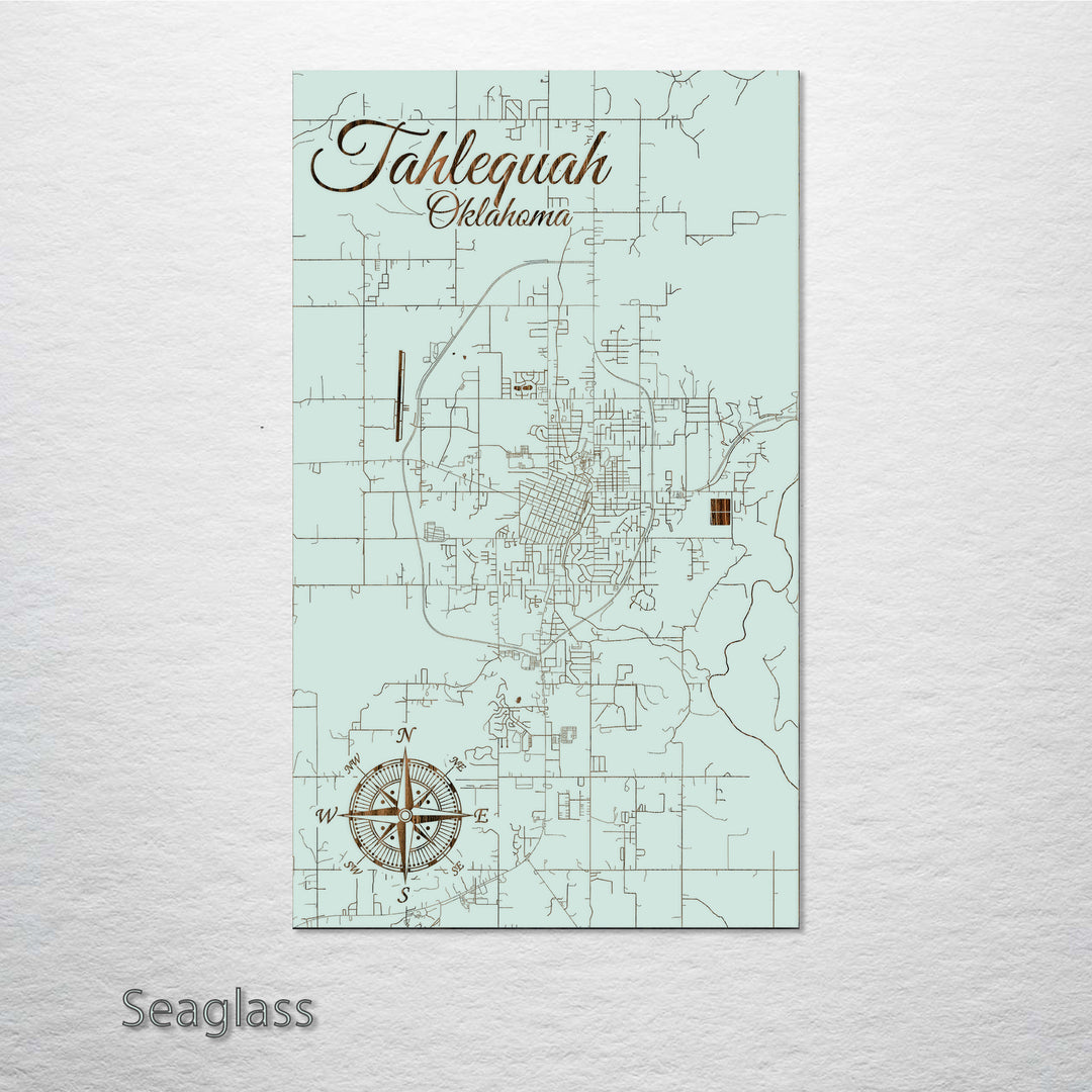 Tahlequah, Oklahoma Street Map
