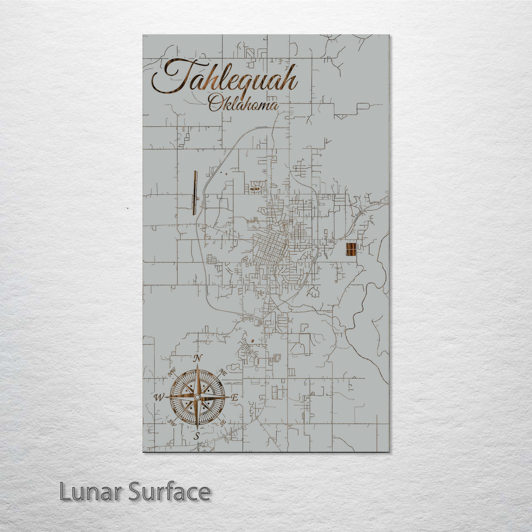 Tahlequah, Oklahoma Street Map