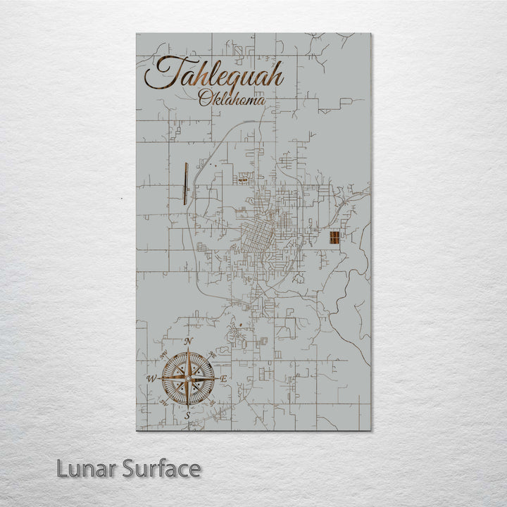 Tahlequah, Oklahoma Street Map