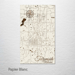 Tecumseh, Oklahoma Street Map