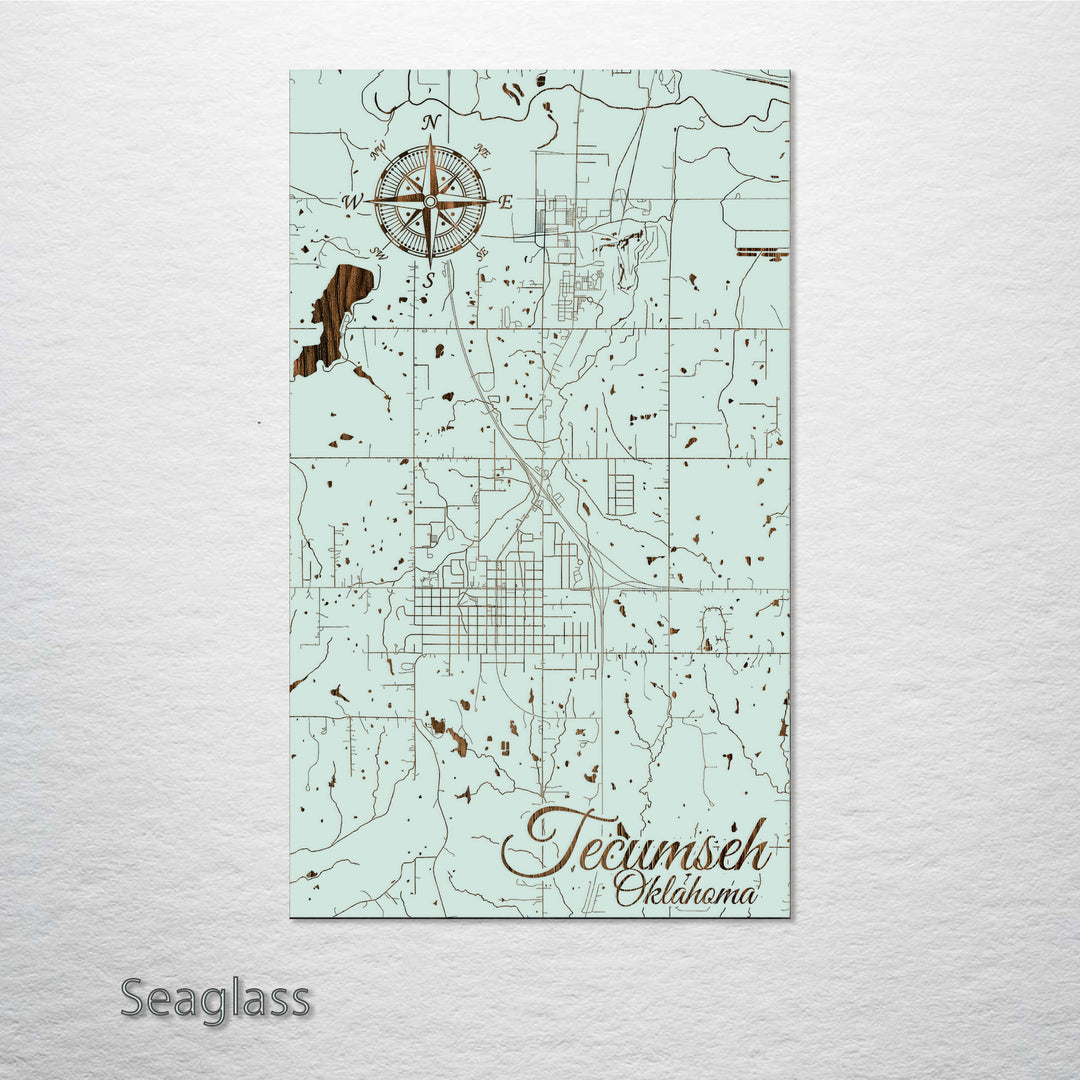 Tecumseh, Oklahoma Street Map