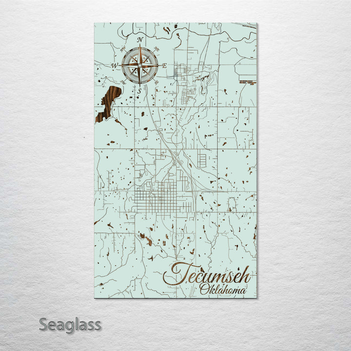 Tecumseh, Oklahoma Street Map