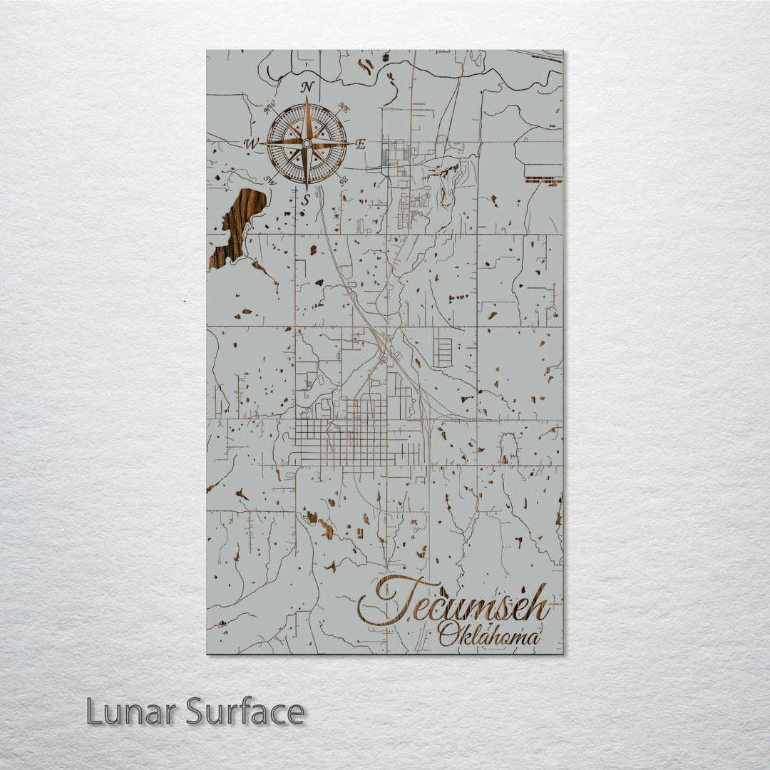 Tecumseh, Oklahoma Street Map