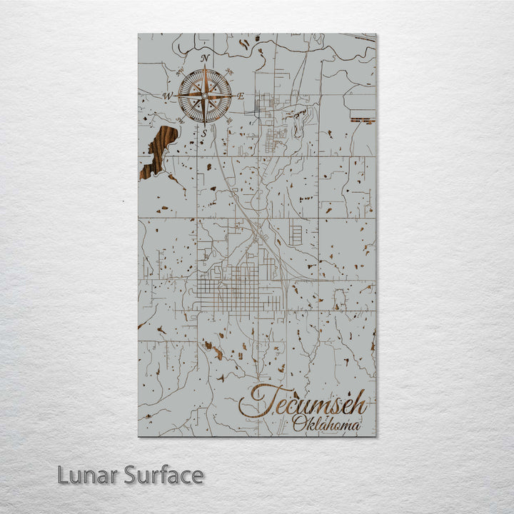 Tecumseh, Oklahoma Street Map