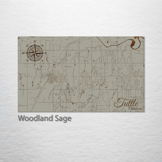 Tuttle, Oklahoma Street Map