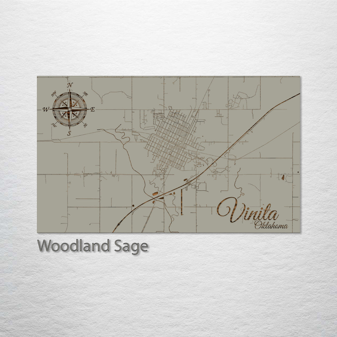 Vinita, Oklahoma Street Map