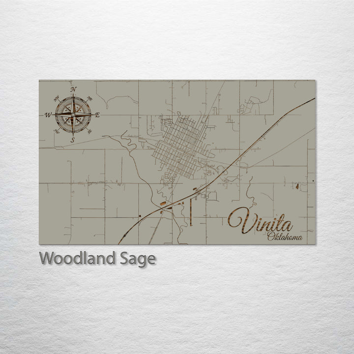 Vinita, Oklahoma Street Map